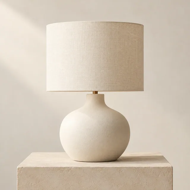 Sculpture table lamp · fictional concept product